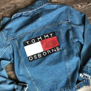 Custom painted “Tommy Osborne” denim jacket